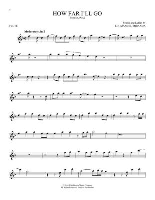 how far i'll go flute sheet music the journey of self-discovery